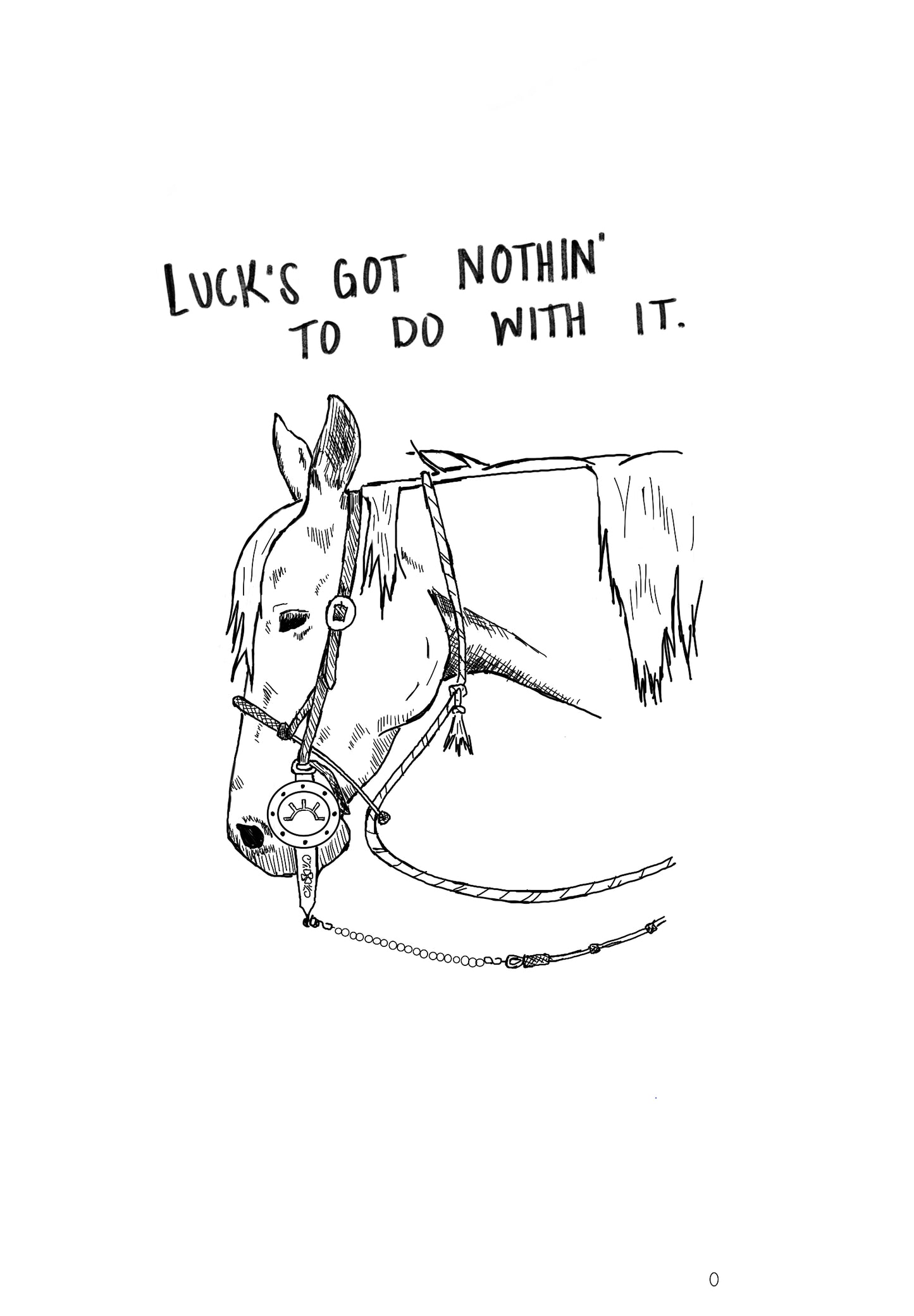 Luck's Got Nothin' hoodie