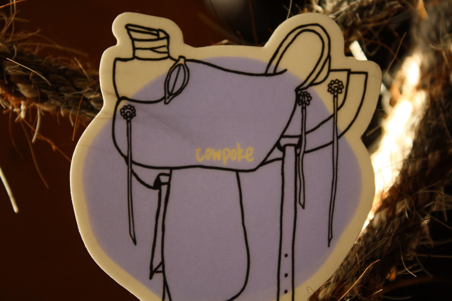 Saddle sticker