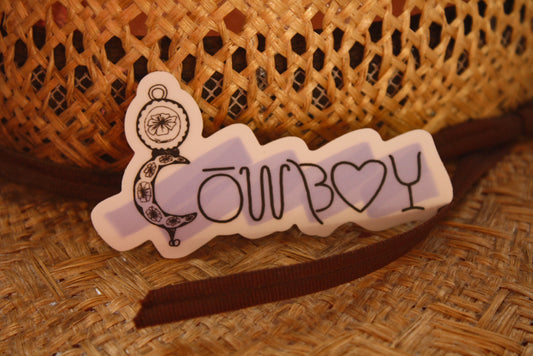 Cowboy sticker