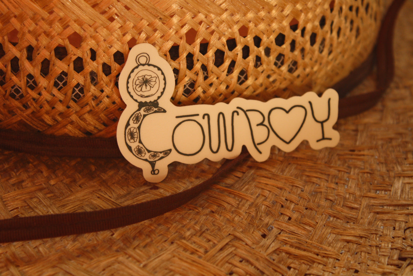 Cowboy sticker