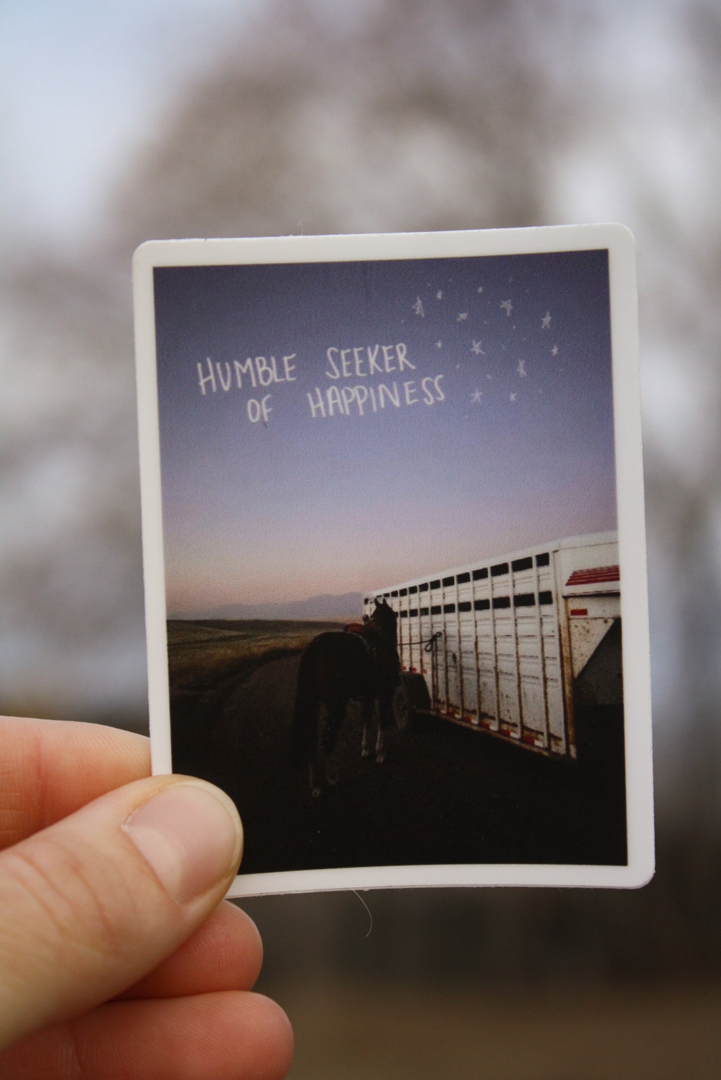 Humble Seeker sticker