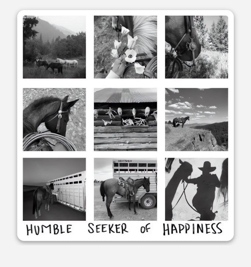 Humble Seeker Grid sticker