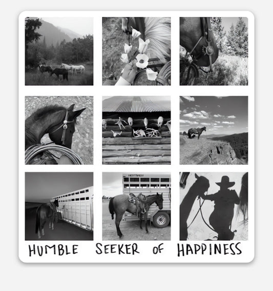 Humble Seeker Grid sticker